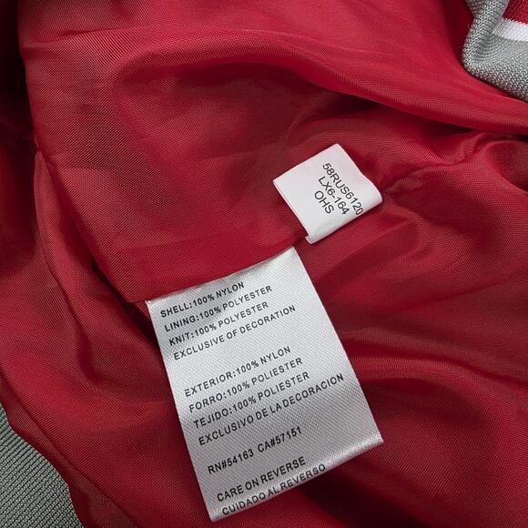 Ohio State Buckeyes Jacket Mens 4XL Red NCAA Football Starter 1/4 Zip Pullover - Picture 16 of 16